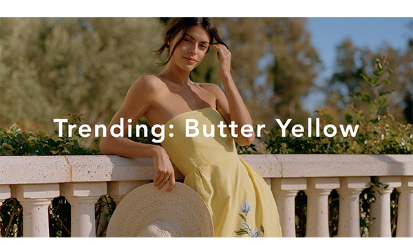 Trending: Butter Yellow