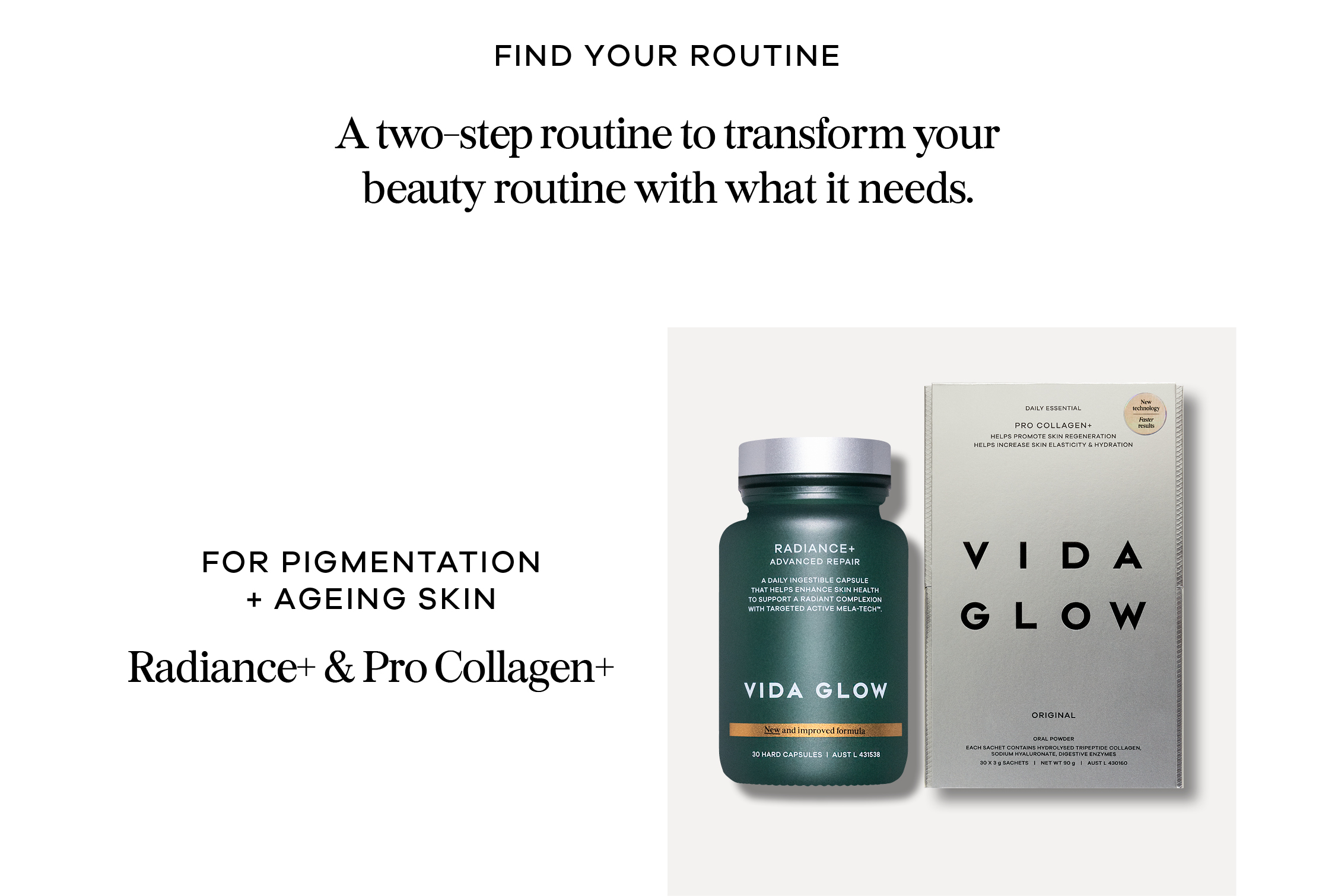 Radiance+ & Pro Collagen+