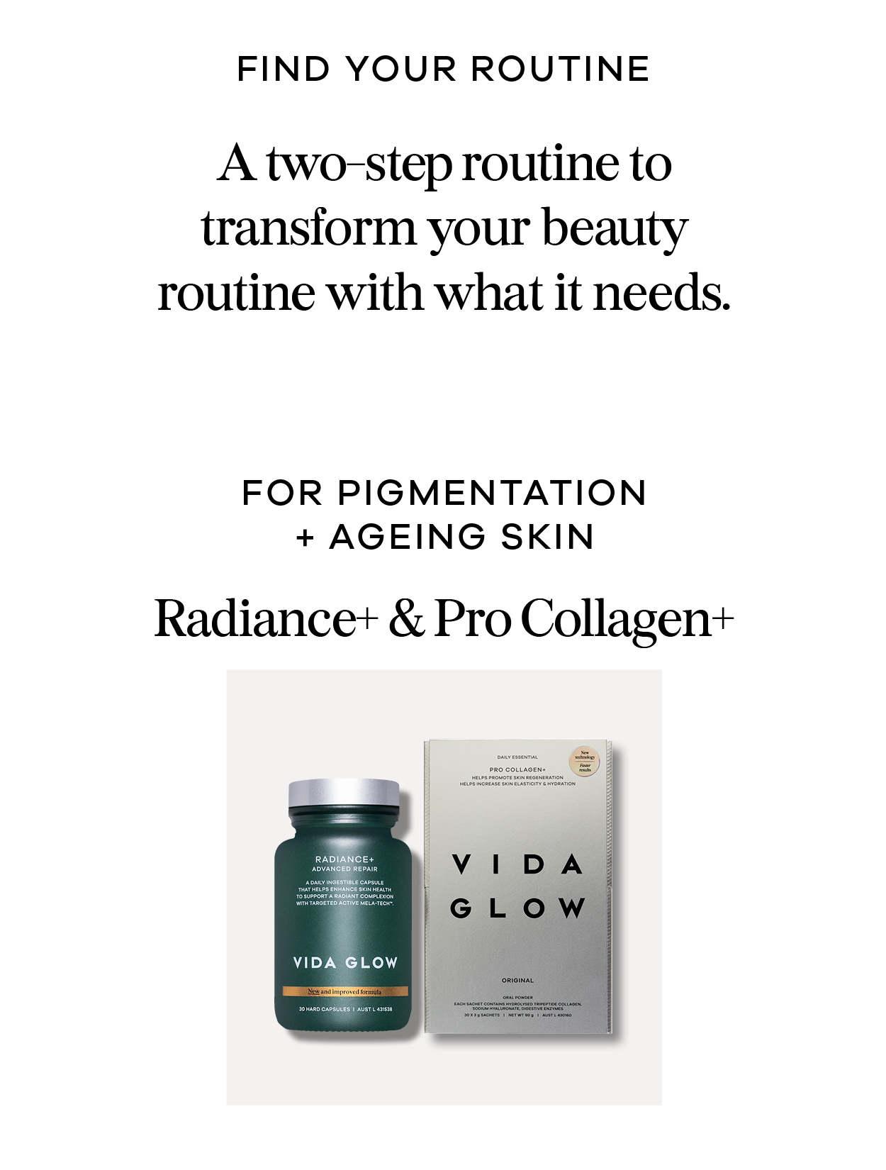 Radiance+ & Pro Collagen+