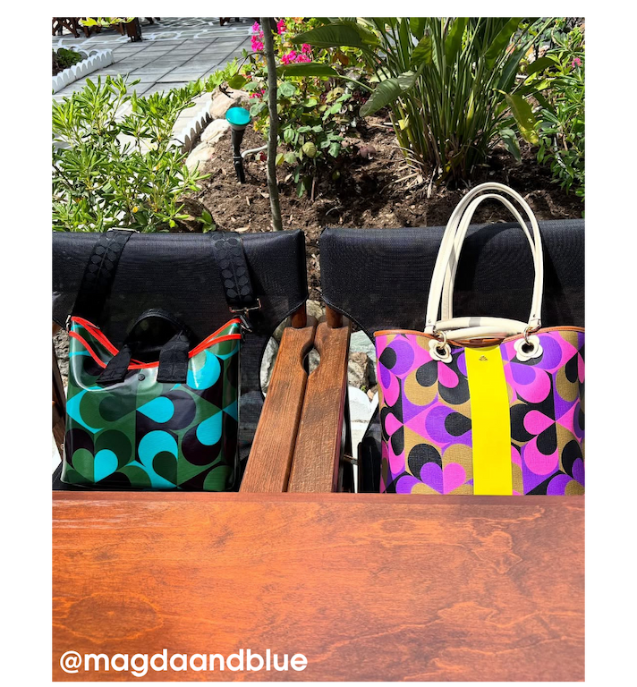 Kaleidoscope Emerald Tote