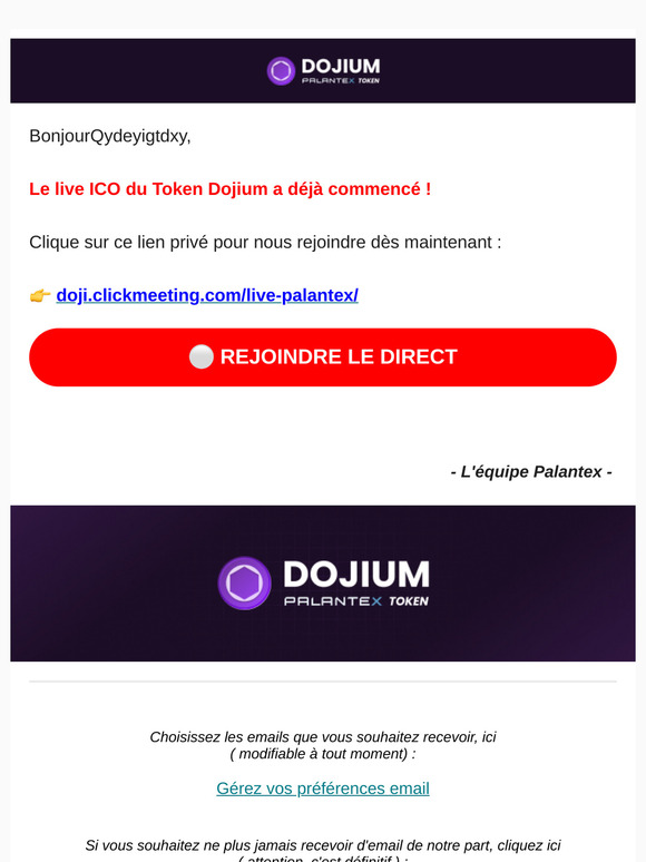 🔴 Le live ICO DOJIUM a déjà commencé >>