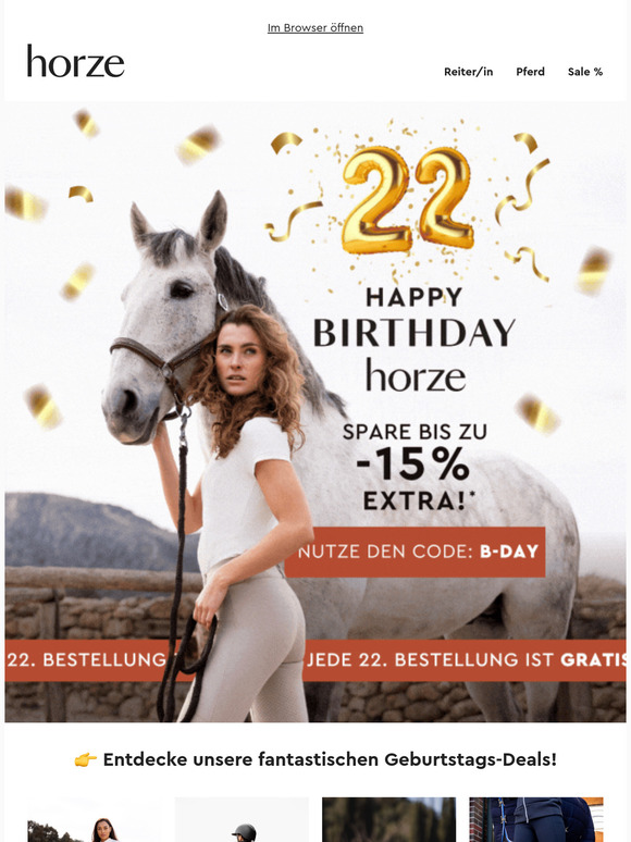 Nur bis zum 20. Mai – jede 22. Bestellung ist kostenlos! 🎁 🎈