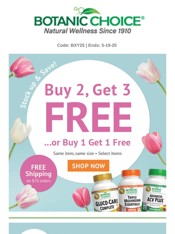 Ends tomorrow, get up to 3 free!