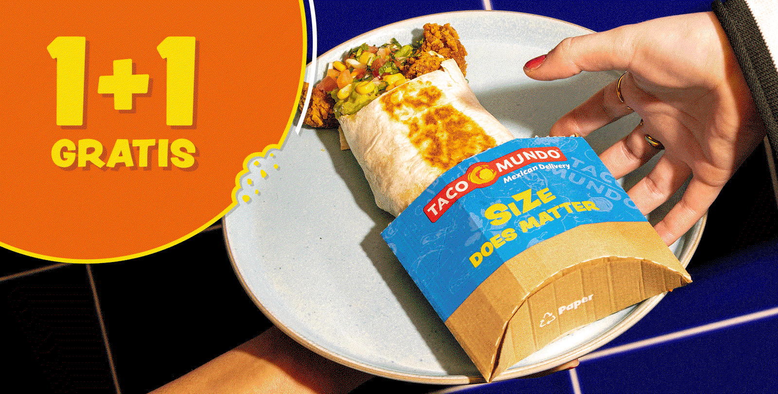 Krijg de 2e Burrito helemaal GRATIS!