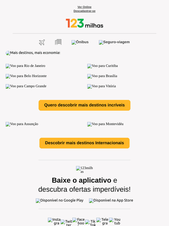 🛫 Bora fugir da rotina com essas ofertas!