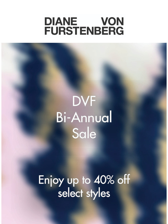 The DVF Bi-Annual Sale
