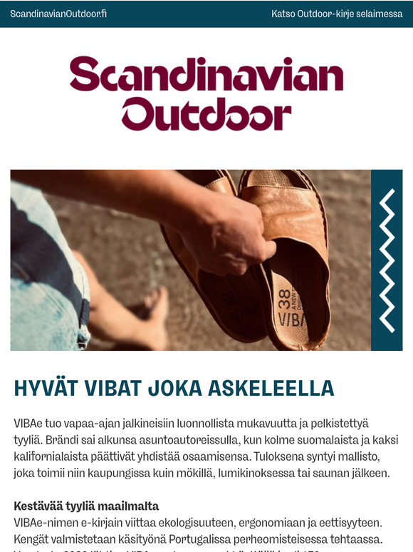 VIBAe sandaalit - Hyvät VIBAt joka askeleella!