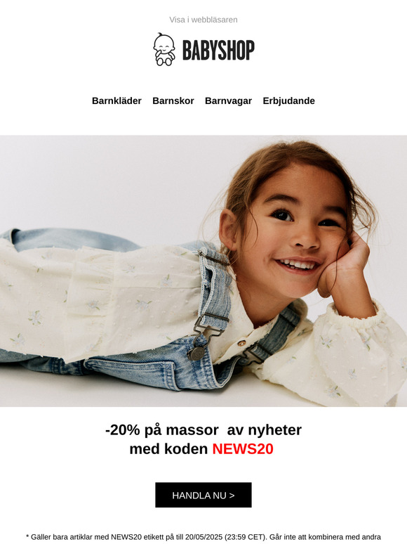 🌻 -20% på massor av nyheter