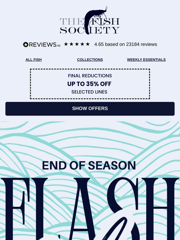 Ends Midnight 📣 Last Chance to Save in Our End of Season Sale