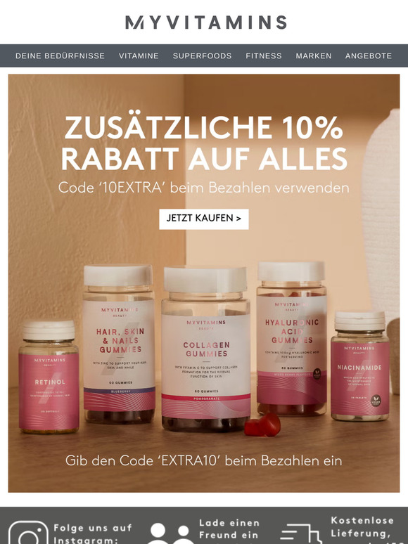 Alles, was du liebst – jetzt mit EXTRA 10 % Rabatt ✨