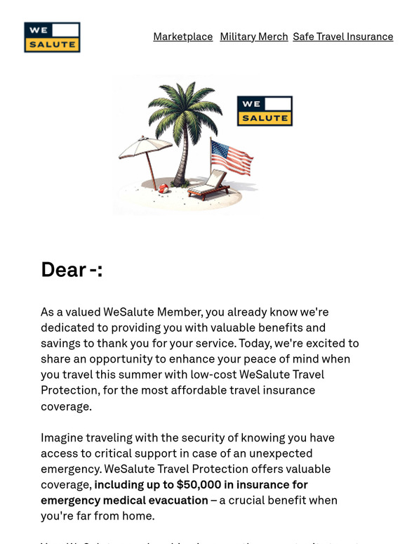 Save big & travel safely this summer with WeSalute+
