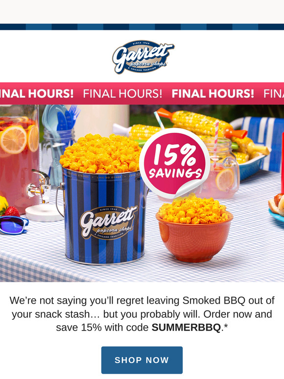 Final Hours: 15% Savings End Tonight ⌛