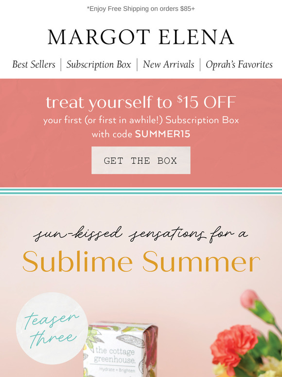 $15 off your first Sub Box! ✨