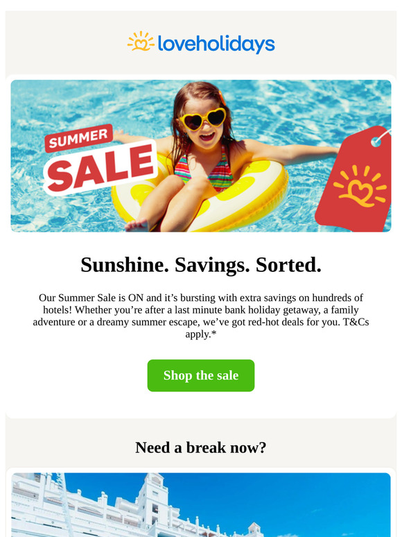 Summer Sale – hot deals just dropped! ☀️