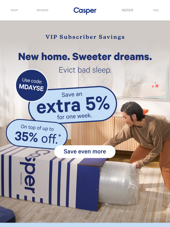 Moving? We make upgrading easy.