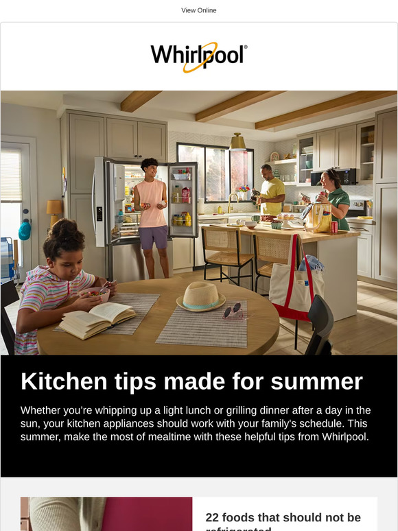 Your May newsletter with home + appliance tips