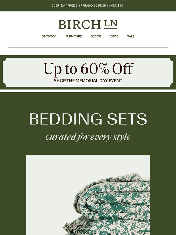 BEDDING SETS: farmhouse, coastal & more styles