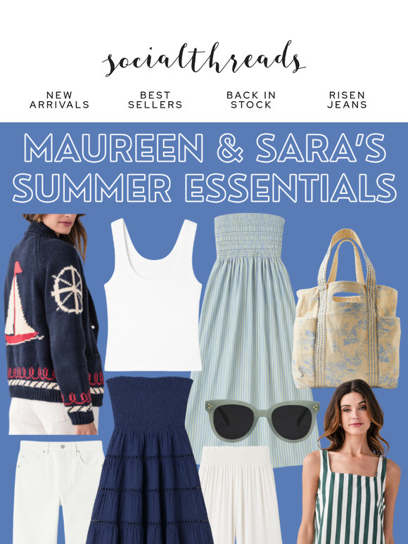 Maureen & Sara's Summer Essentials 🌞🌊