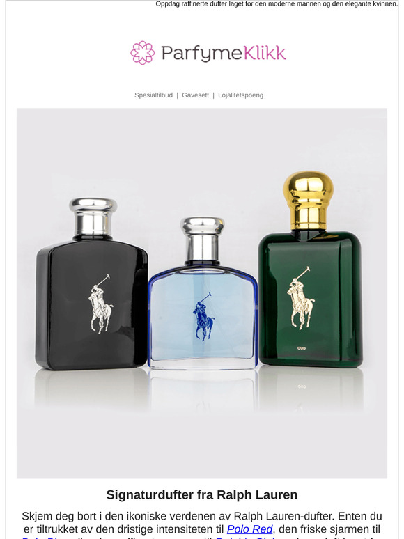 Umiskjennelig Ralph Lauren! Lag en erklæring uten å si et ord