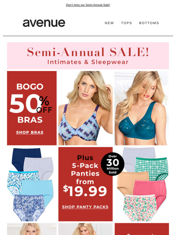 RE: Your BOGO 50% off New Bra