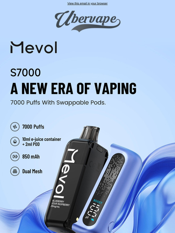 £6.65 Exclusive 7000 Puff Magnetic-Click Disposable