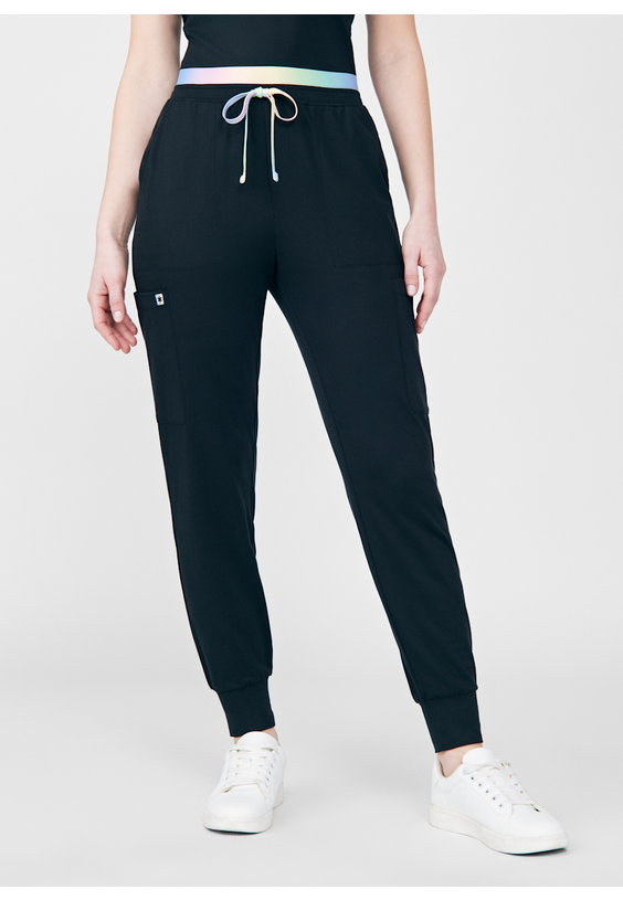 Beyond Cozy Breezy 7-Pocket Double Waist Cargo Jogger