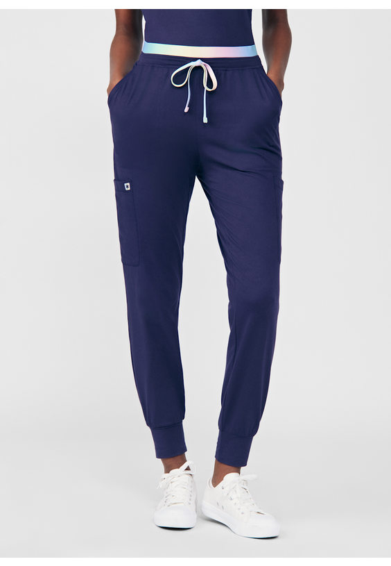 Beyond Cozy Breezy 7-Pocket Double Waist Cargo Jogger