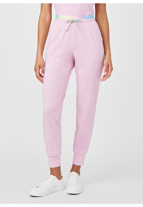 Beyond Cozy Breezy 7-Pocket Double Waist Cargo Jogger