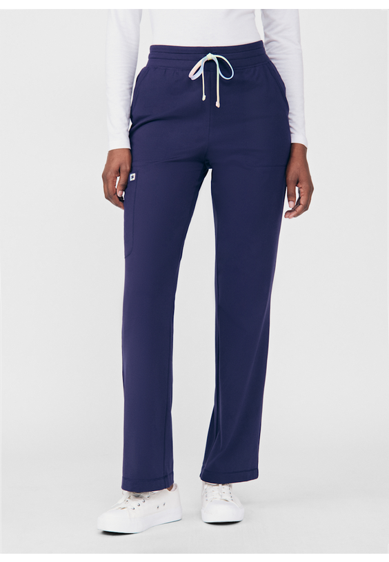 Beyond Cozy Zen 5-Pocket Straight Leg Cargo Scrub Pant