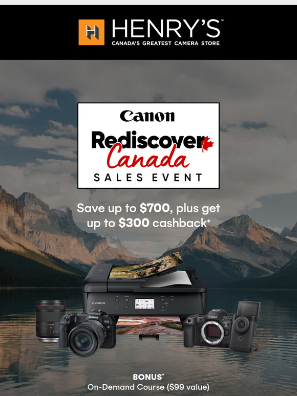 🇨🇦 Fellow Creator, Celebrate the Long Weekend with Canon!