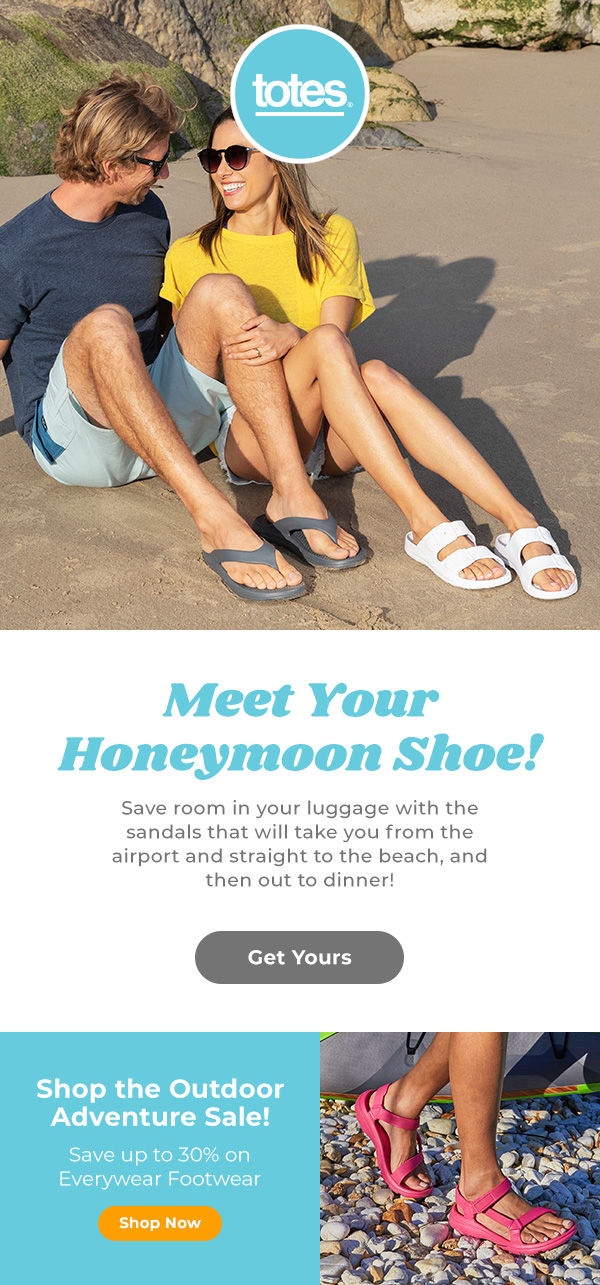Save room in your luggage with the sandals that will take you from the airport and straight to the beach, and then  out to dinner!
