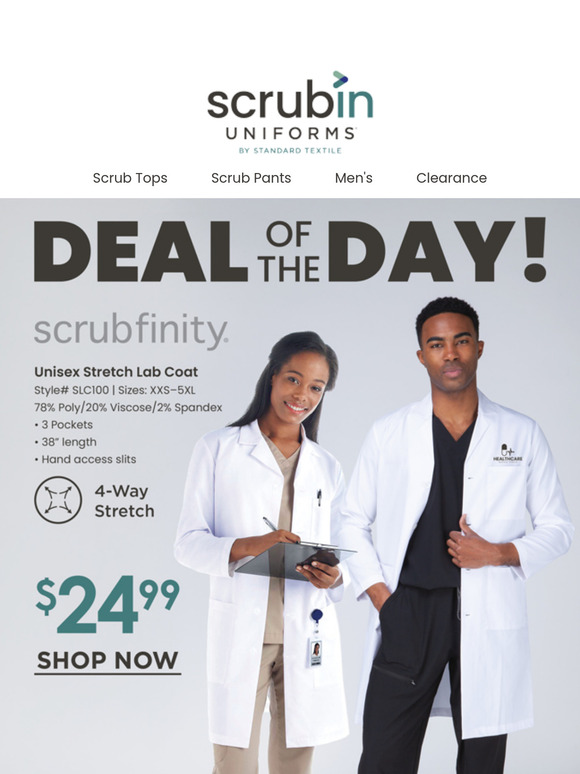 Deal of the Day: Stretch Lab Coat Only $24.99