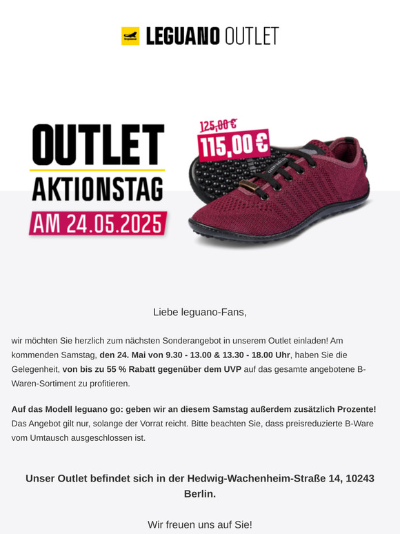 Am 24.05.2025 ist der nächste Aktionstag im Outlet Berlin