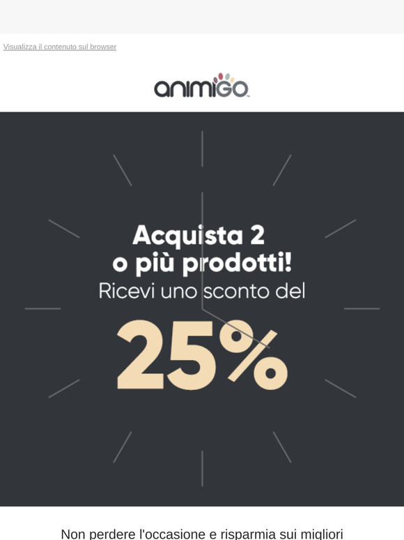25% di Sconto: Ultimo Giorno! ⌛