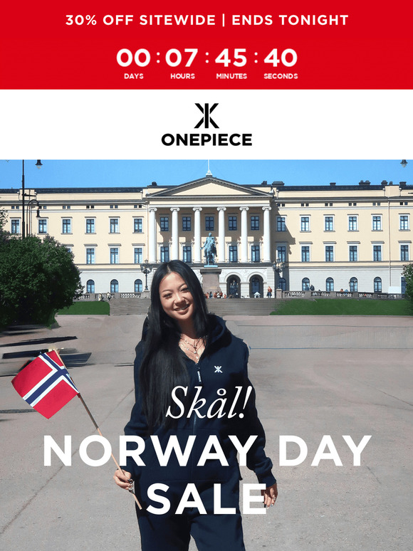 30% OFF ENDS TONIGHT! Final Toast to Norway Day! 🥂