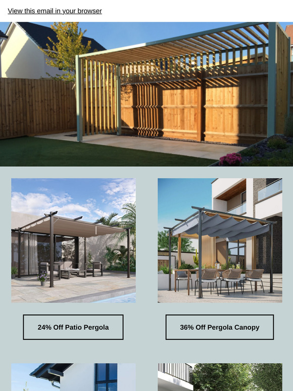 🌿 Recom Pergola – Shade Meets Style