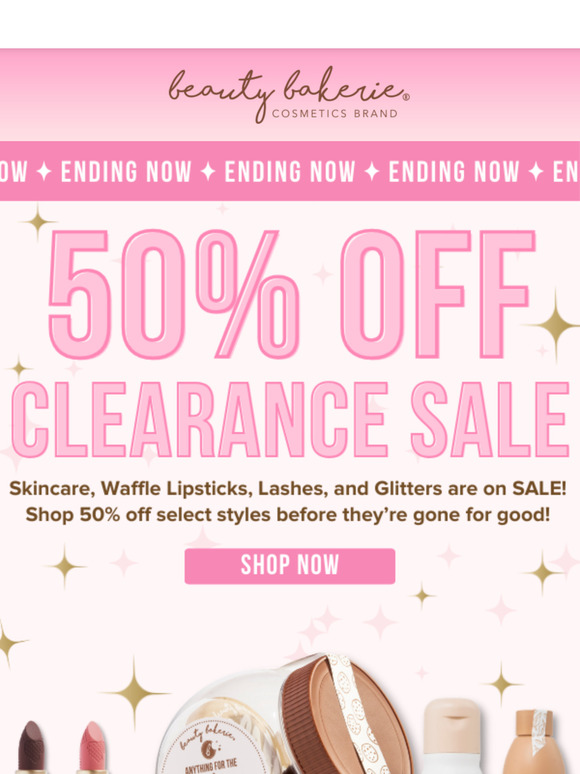 50% Off Ending Now!!
