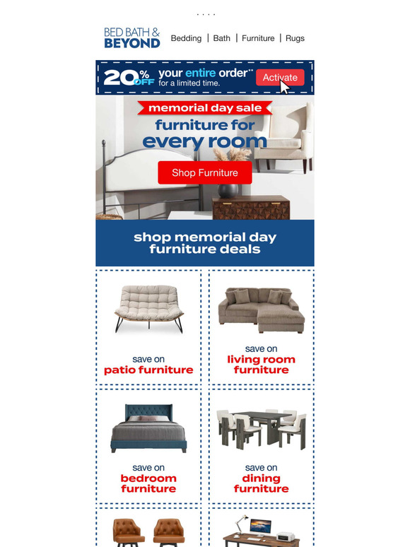 Memorial Day furniture deals for every room 🛋