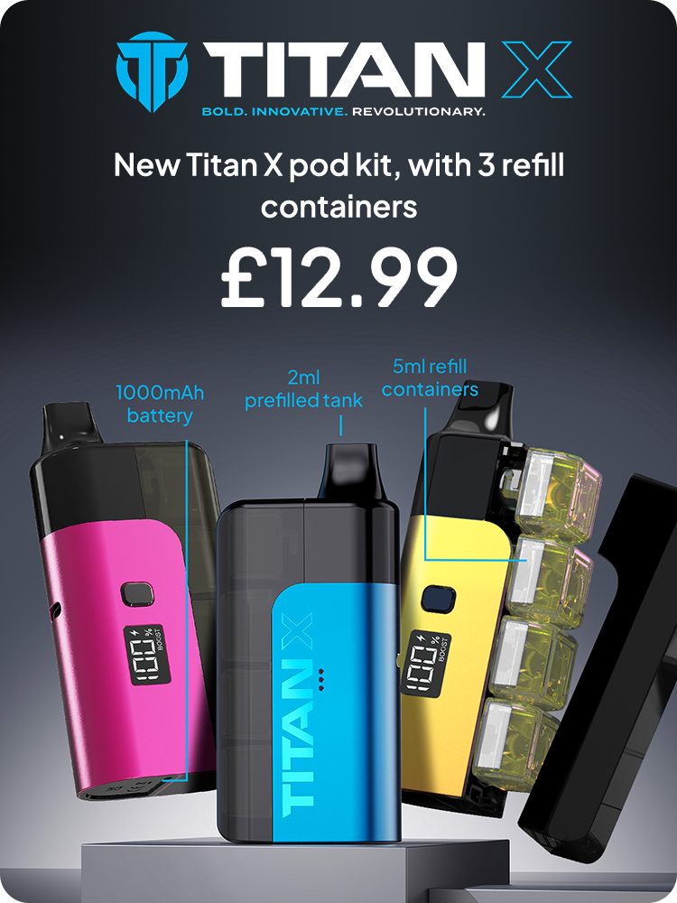 Vapestore: The Titan X Prefilled Pod Kit Has Arrived