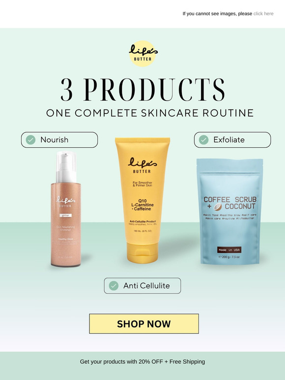 3 Products: One complete skincare routine 💛