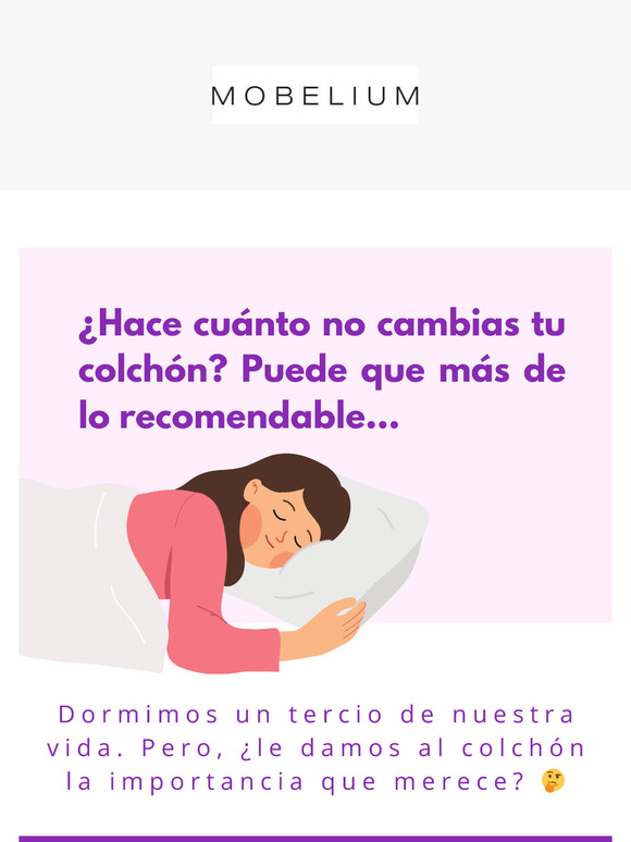 ¿Cada cuánto deberías cambiar tu colchón?
