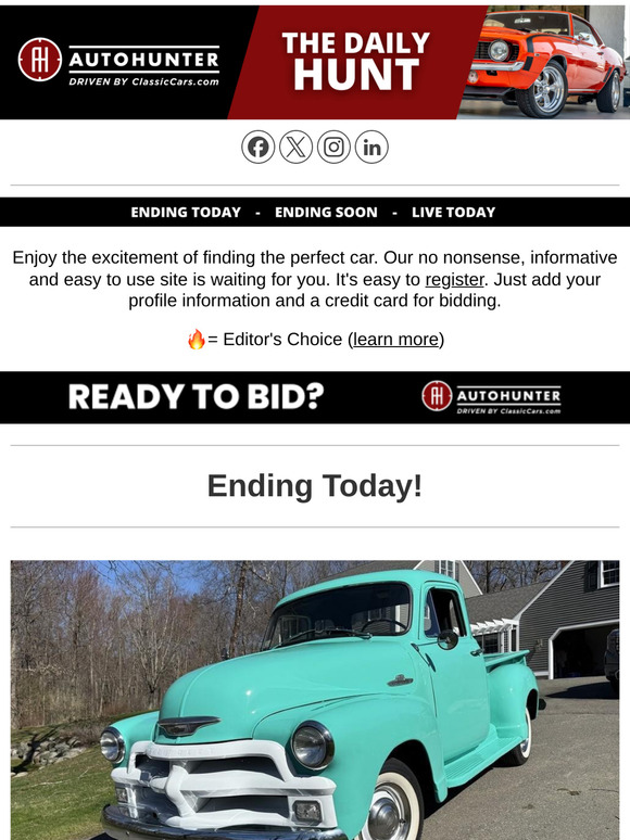 Daily Hunt: Don't miss this '66 Ford Mustang GT ending today!
