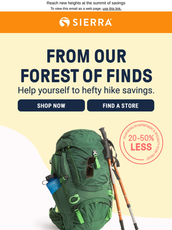 SAVE tons on top hiking brands 🥾