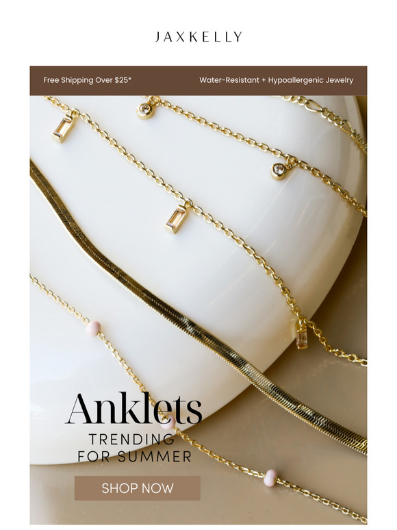 Anklets: The Accessory Of the Summer 🏖️