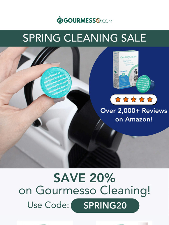 Spring Refresh: 20% Off Cleaning Pods! 💧✨