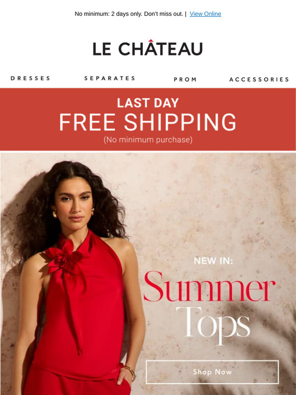 LAST CHANCE: FREE SHIPPING + 30-50% OFF