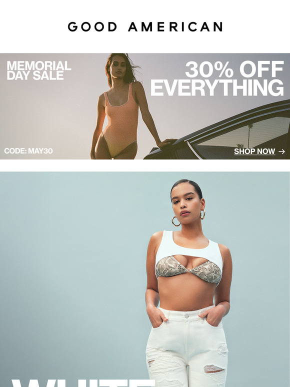 White Denim Styles Are 30% Off!