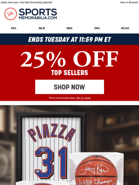 SAVE 25% On The Perfect Father's Day Gift