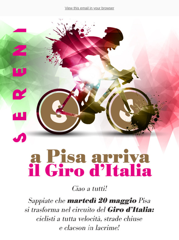 A Pisa arriva il Giro d'Italia! 🚴