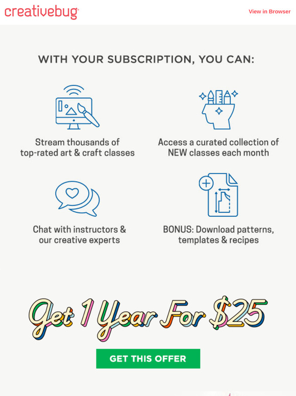 🚨 Last Day to Get 1 Year for Only $25